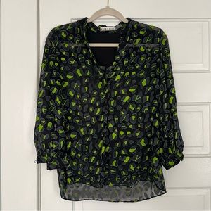 Sheer Leopard Blouse